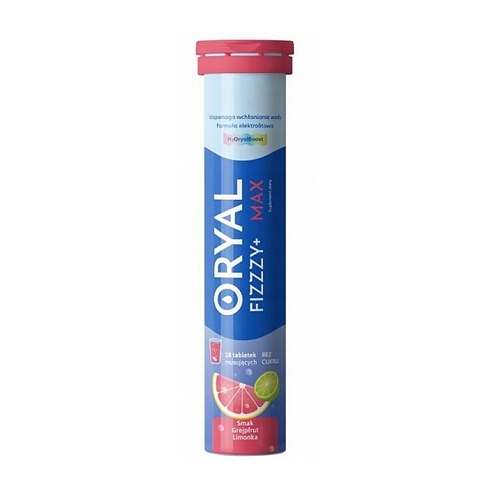 Oryal Fizzzy+ Max, 18 tabl. musujących