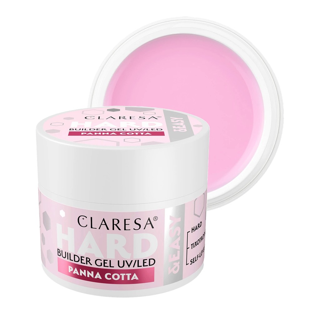 Claresa Hard & Easy żel budujący Panna Cotta 45 g