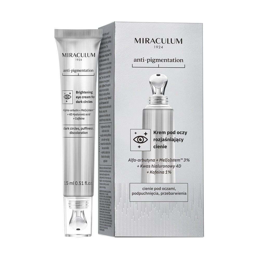 Miraculum Anti-Pigmentation, krem pod oczy rozjaśniający cienie, 15 ml