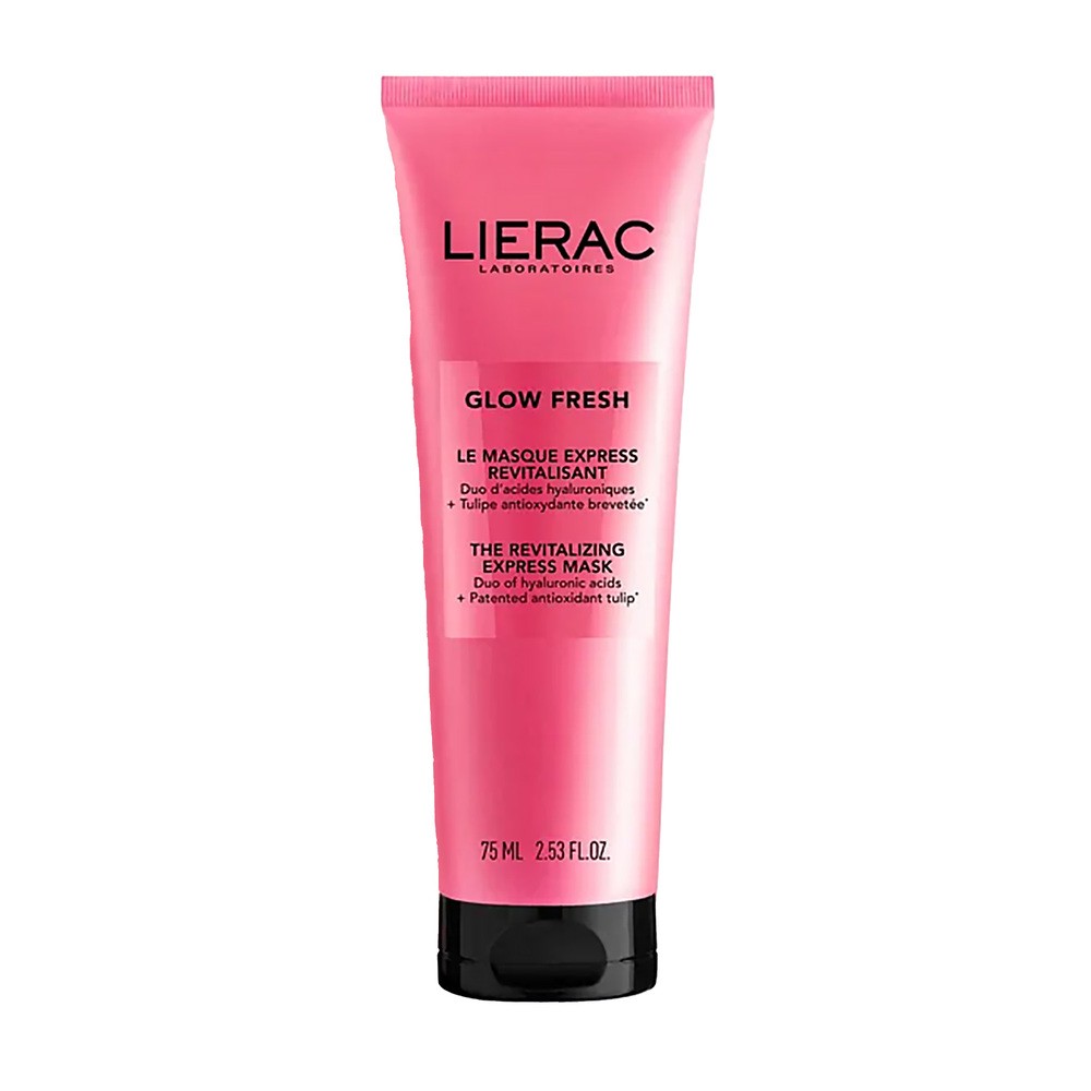 Lierac Glow Fresh, ekspresowa maska rewitalizująca, 75 ml