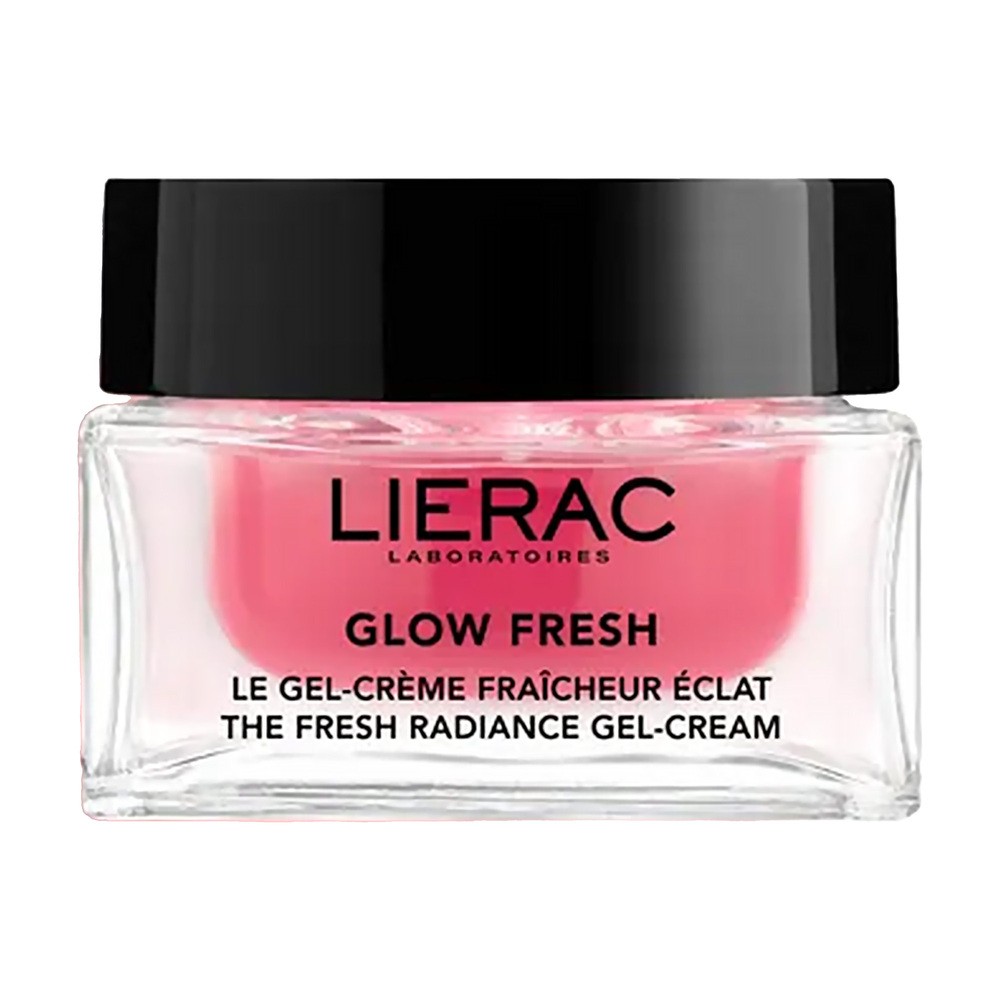 Lierac Glow Fresh, rozświetlający krem-żel nawilżający, 50 ml