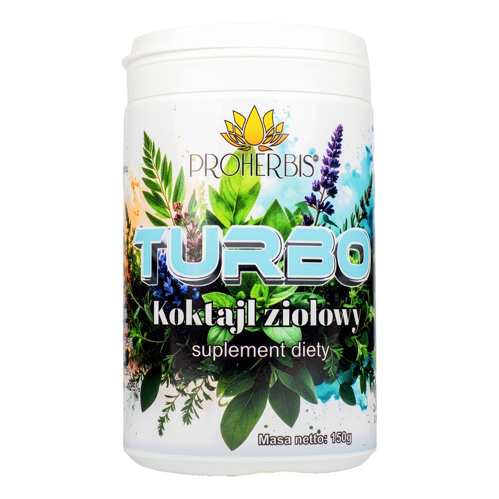 Proherbis Turbo Koktajl ziołowy, 150 g