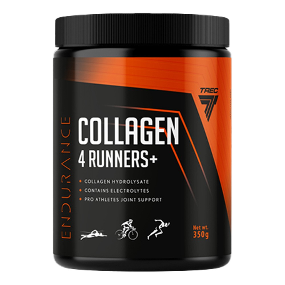 Trec Endurance Collagen 4 Runners + smak pomarańczowy, 350 g