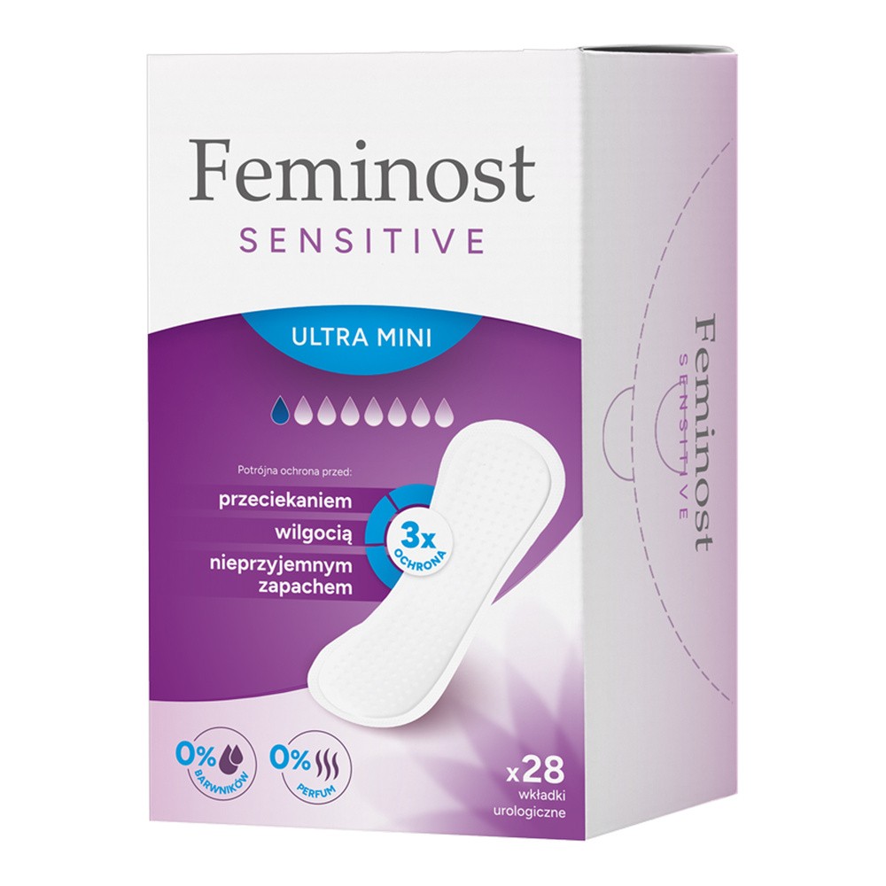 Zdrovit FEMINOST SENSITIVE Wkładki urol. ultra mini