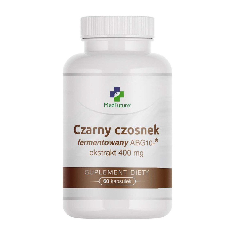 Medfuture Czarny czosnek fermentowany, ekstrakt 400 mg, kapsułki, 60 szt.