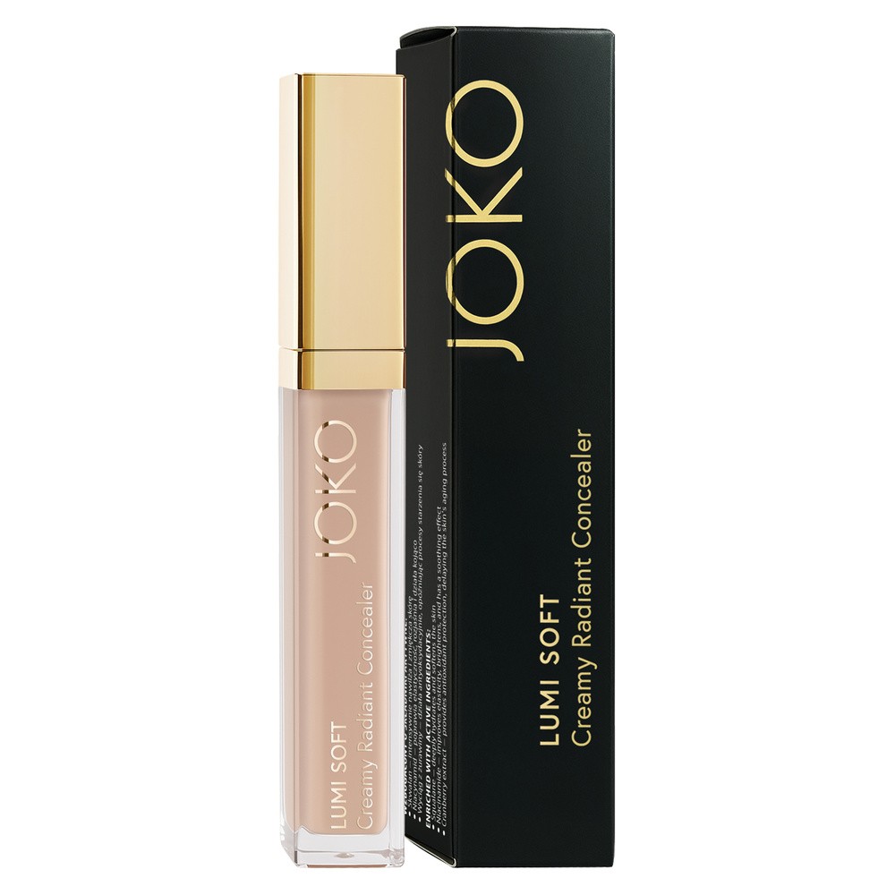 Joko Lumi Soft rozświetlający korektor o kremowej formule C04 Peach 6,5 ml