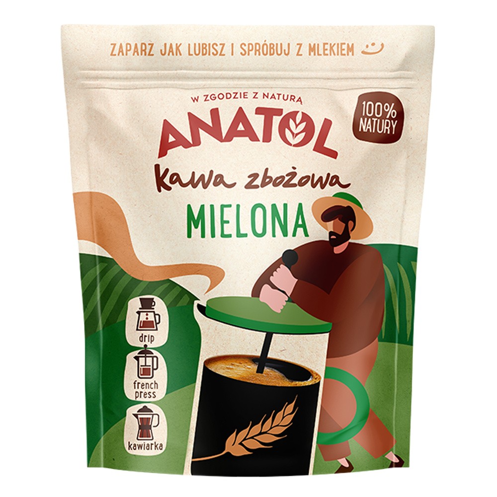 Anatol Kawa zbożowa, drobno mielona, 180 g