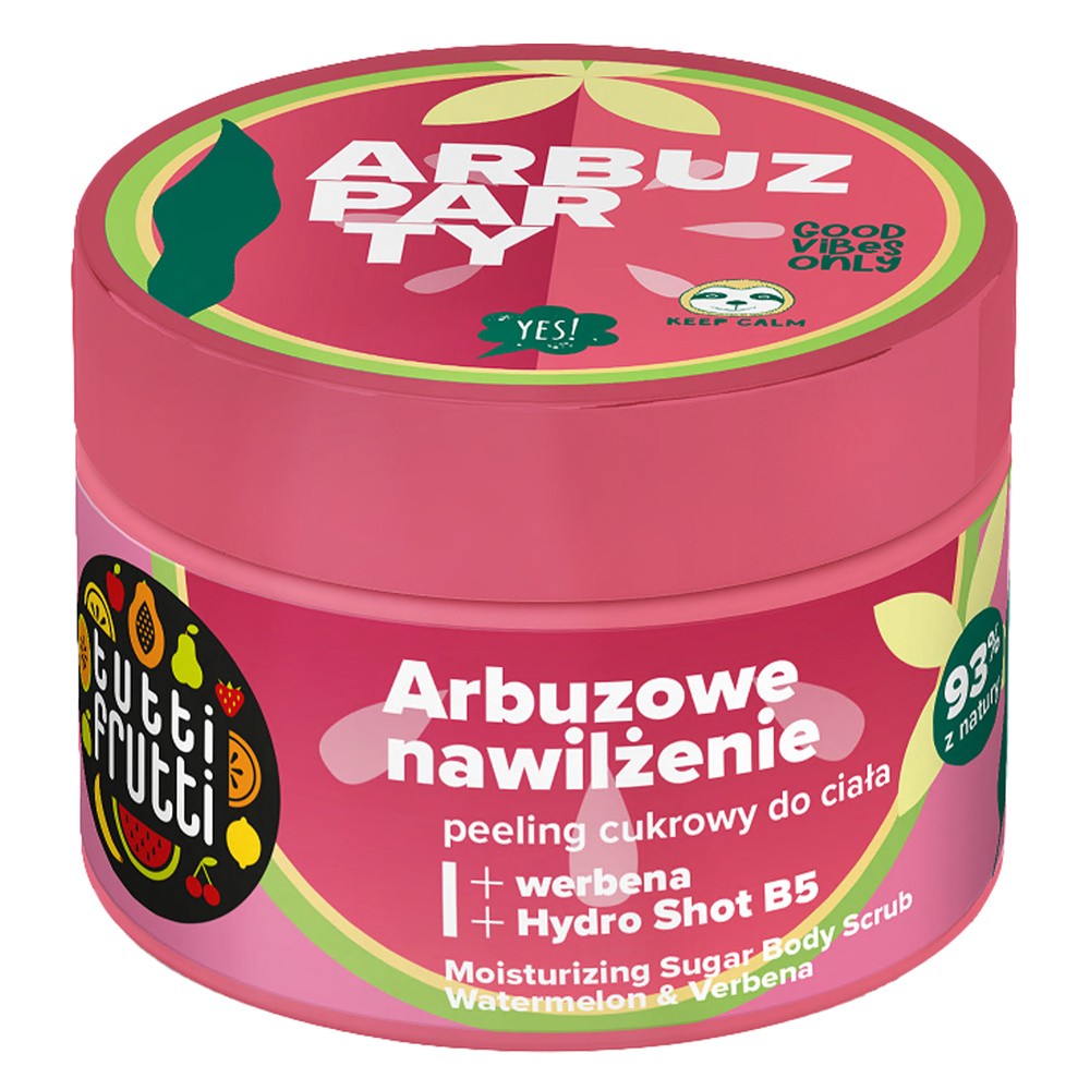 Farmona Tutti Frutti Arbuz Party Peeling cukrowy do ciała Arbuzowe Nawilżenie 300g