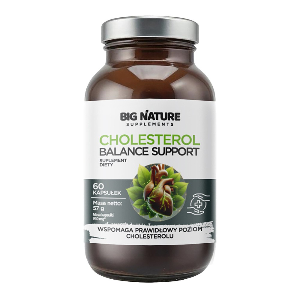 Big Nature Cholesterol Balance Support - suplement diety 60 kaps. - suplement