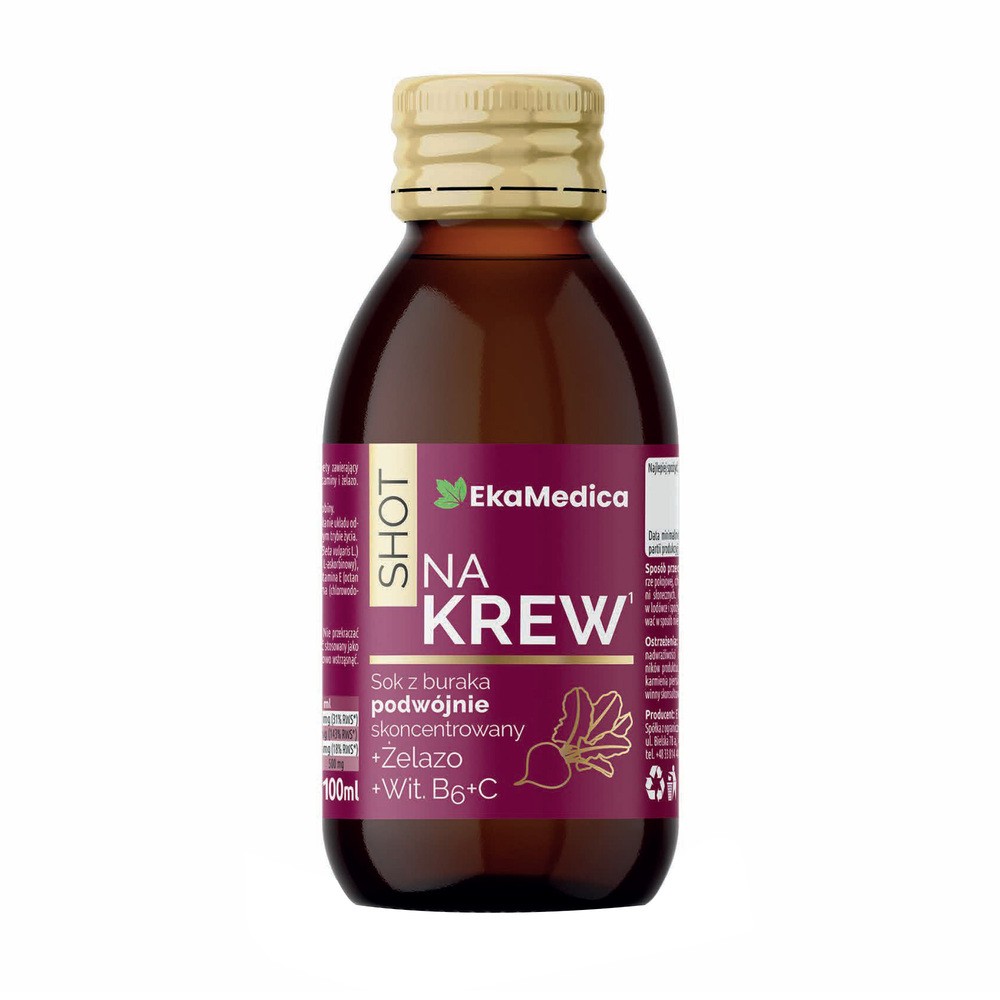 EkaMedica, Shot na krew, płyn, 100 ml