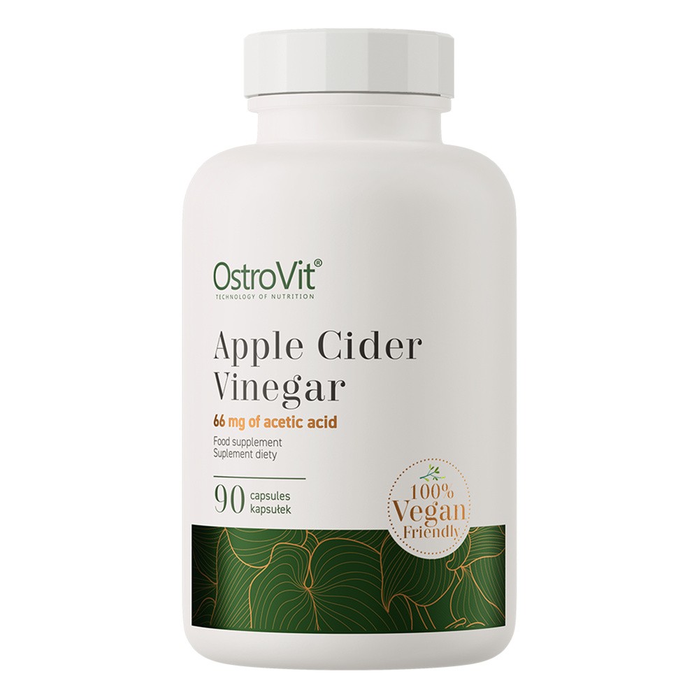 OstroVit Apple Cider Vinegar VEGE, ocet jabłkowy, 90 kapsułek