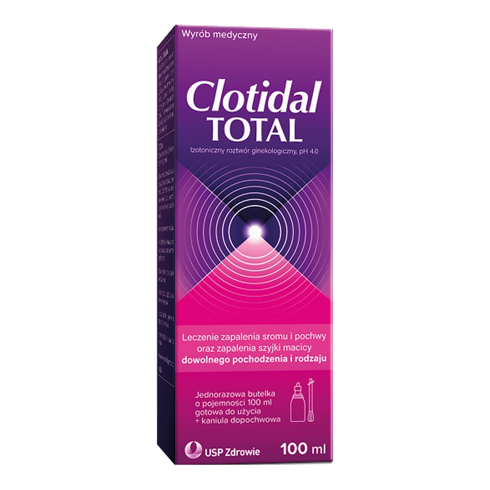 Clotidal Total, roztwór ginekologiczny, 100 ml