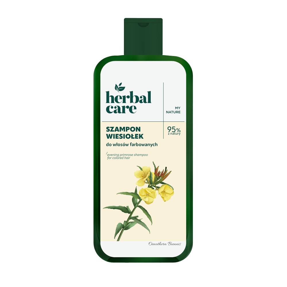 HERBAL CARE Szampon do włosów farbowanych Wiesiołek 330 ml