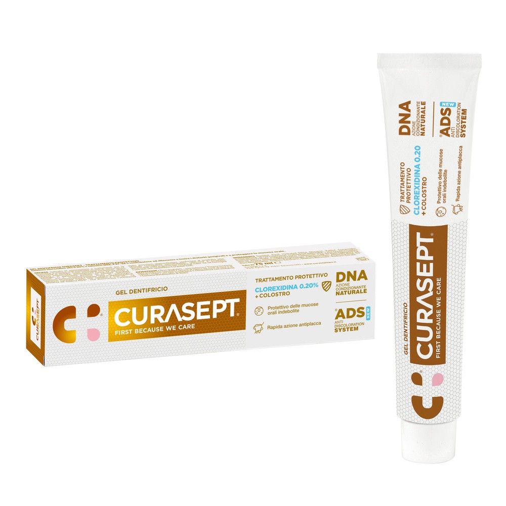 Żel do zębów Curasept ADS DNA colostorum z chlorcheksydyną 0.20% 75 ml