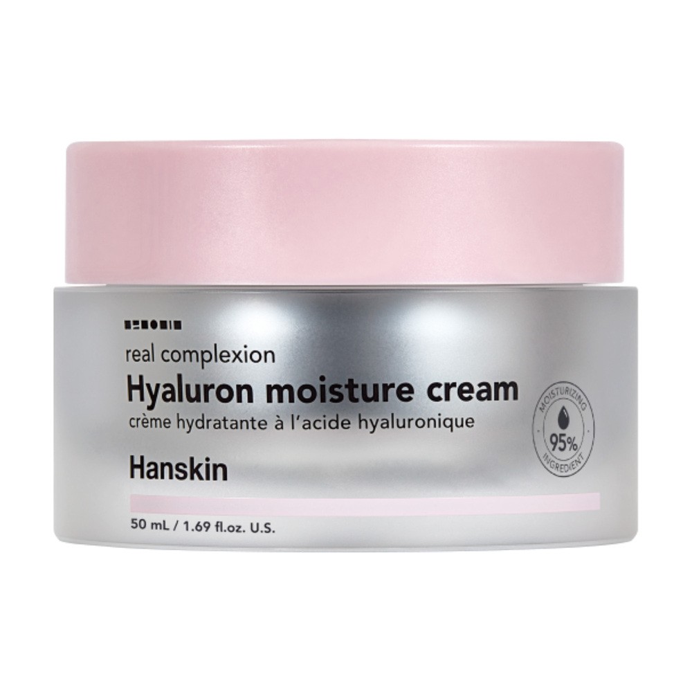 Real Complexion Hyaluron Skin, Krem nawilżający z kwasem hialuronowym, 50 ml
