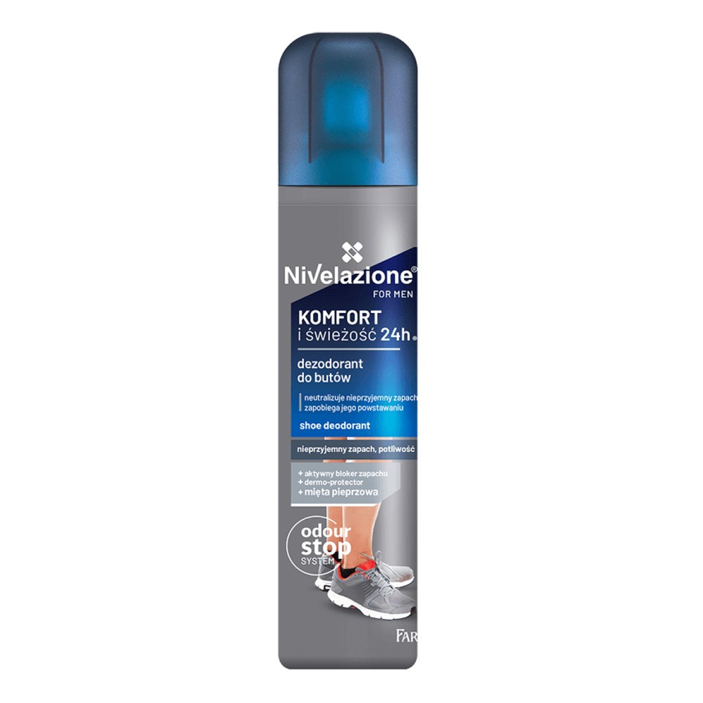 NIVELAZIONE FARMONA NIVELAZIONE MEN Komfort i Świeżość 24h dezodorant do butów 180ml 17779