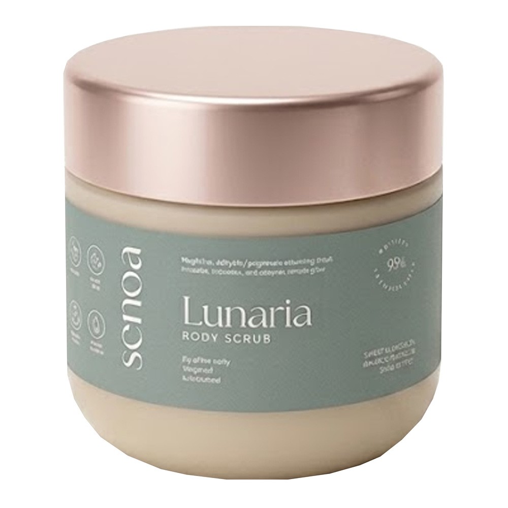 Senoa Lunaria Body Scrub, peeling wygładzający do ciała, 300 g