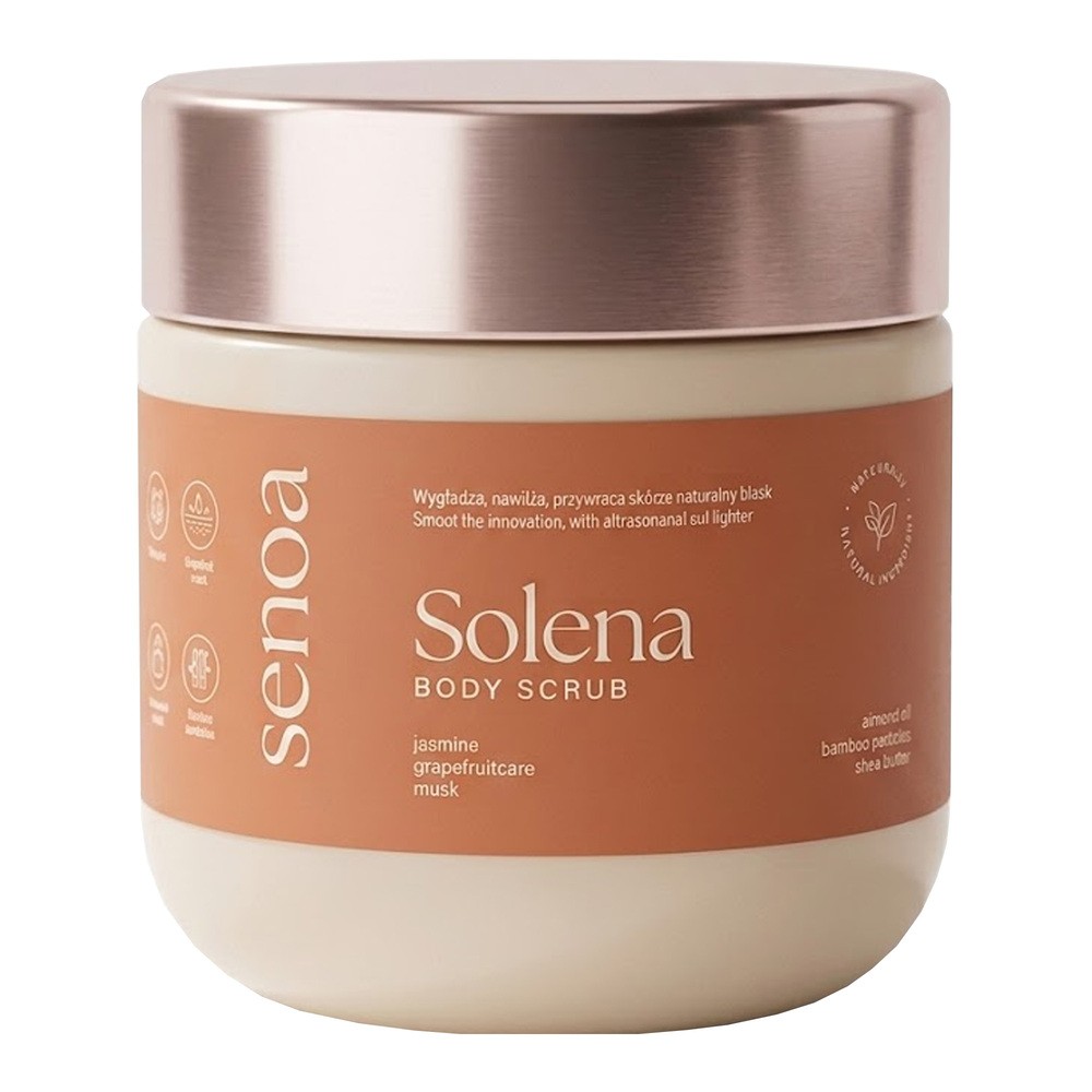 Senoa Solena Body Scrub, peeling wygładzający do ciała, 300 g