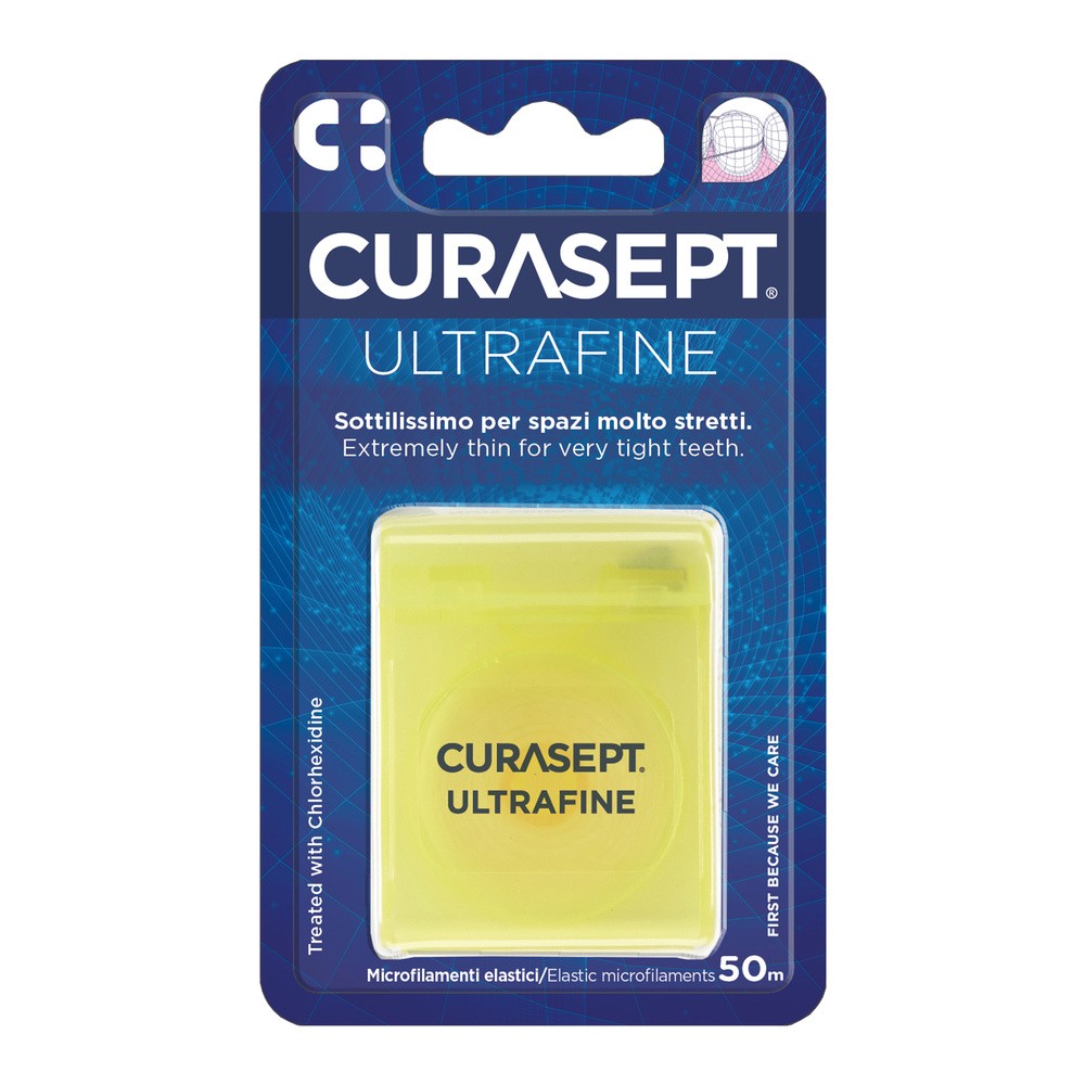 Curasept Curasept Floss nić dentystyczna ultracienka niewoskowana 50 m 9091788