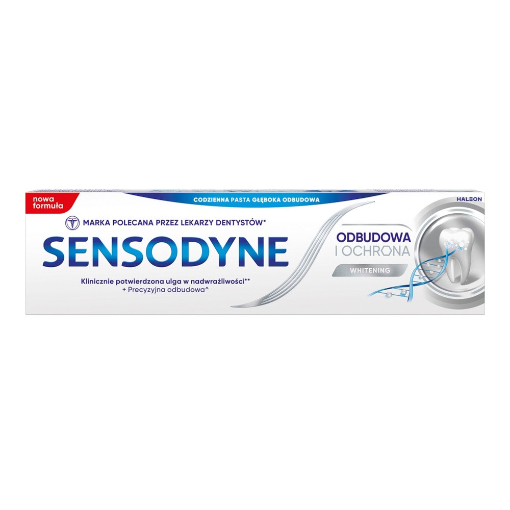 Sensodyne Whitening Pasta do zębów z fluorkiem odbudowa i ochrona 75 ml