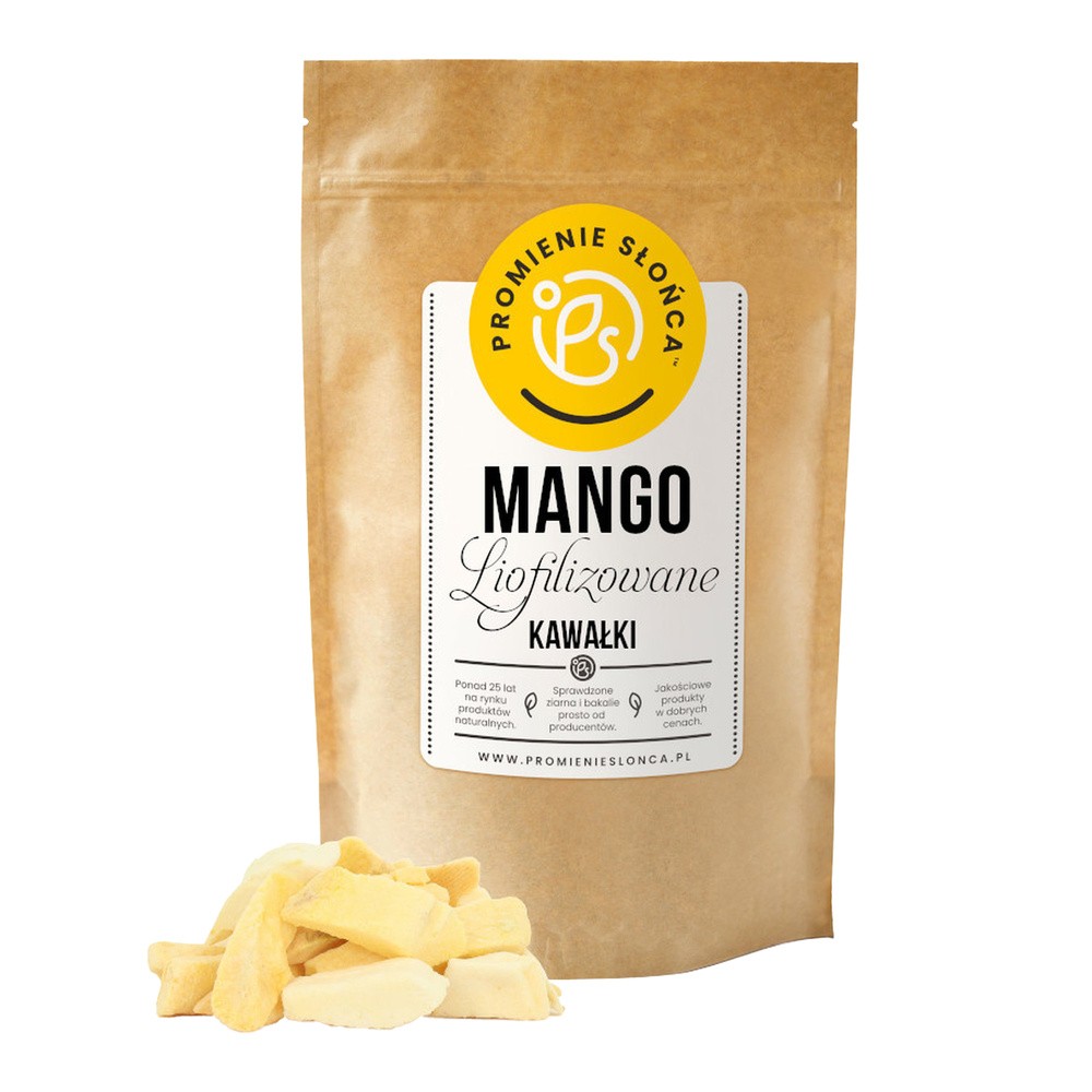 Promienie Słońca, mango liofilizowane, kawałki, 30 g