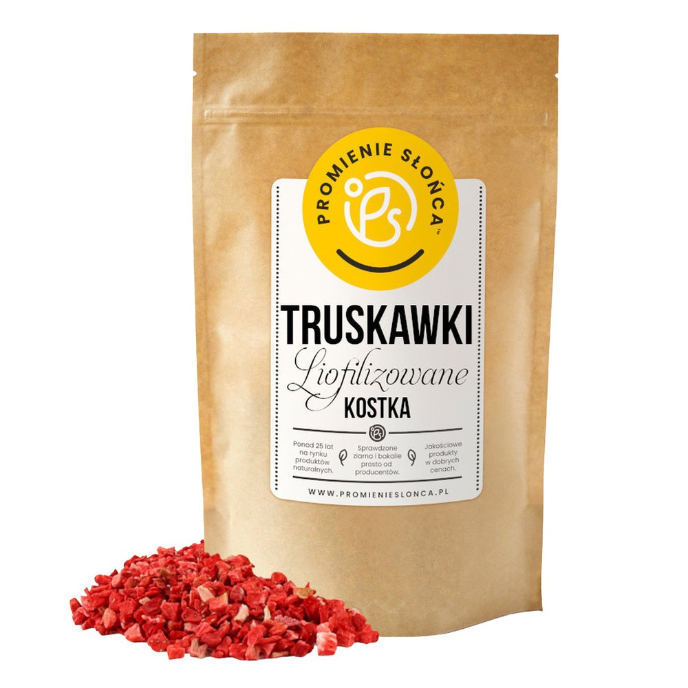Truskawka kostka liofilizowana 20g