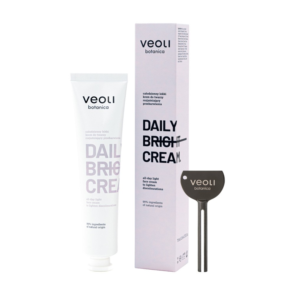 Veoli Botanica Daily Bright Cream Całodzienny Lekki Krem do Twarzy Rozjaśniający Przebarwienia 75ml