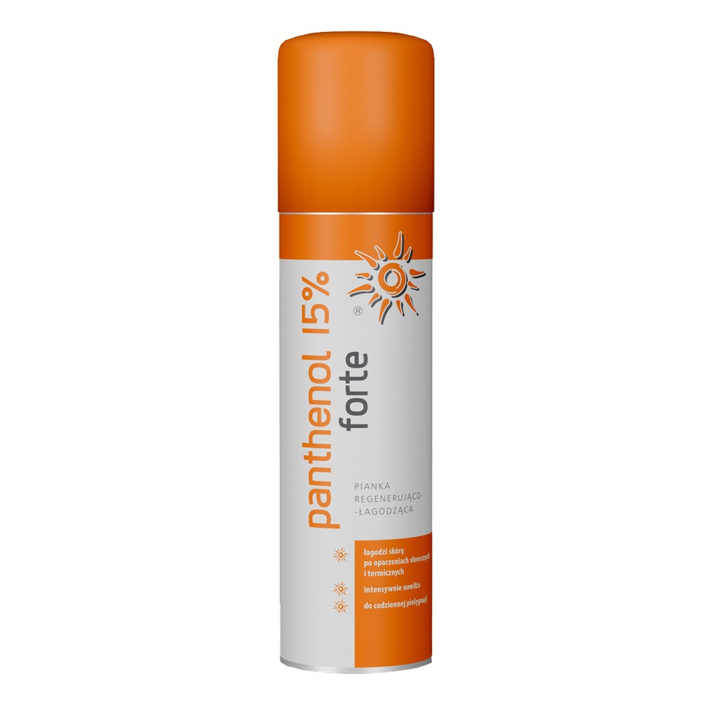 Panthenol 15% Forte, pianka regenerująco-łagodząca, 150 ml