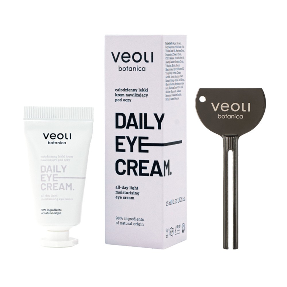Veoli Botanica Daily Eye Cream Całodzienny Lekki Krem Nawilżający pod Oczy 15ml