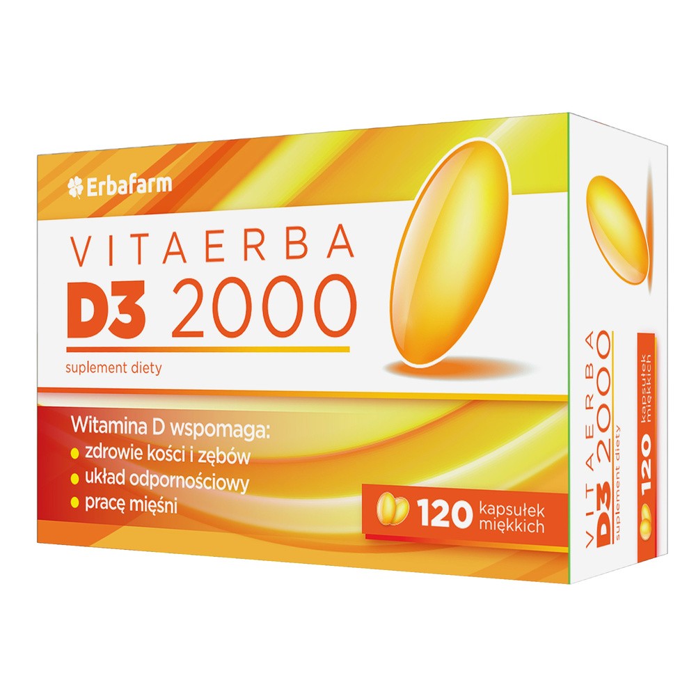 VitaErba D3 2000, kapsułki miękkie, 120 szt.
