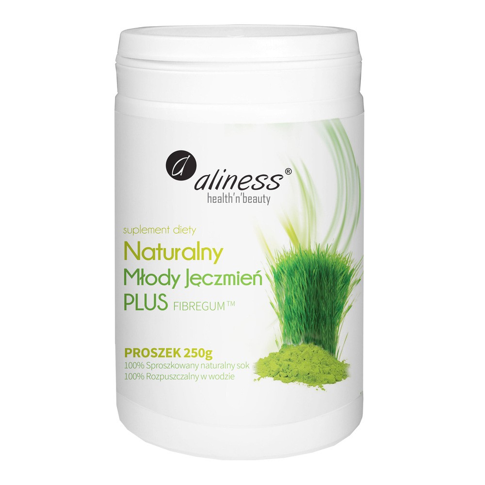 MEDICALINE Aliness Naturalny Młody Jęczmień PLUS proszek 250 g