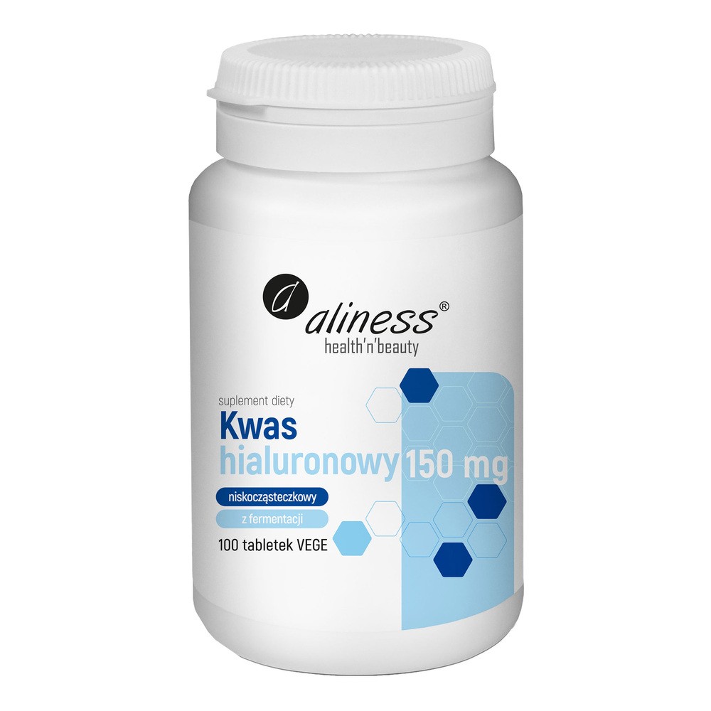 PRONESS Aliness Kwas hialuronowy niskocząsteczkowy 150 mg x 100 tabl