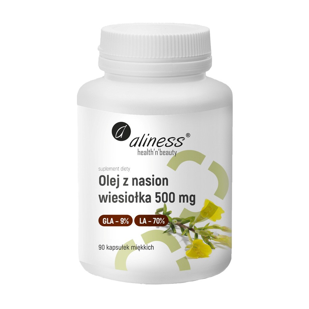 Aliness Olej z nasion wiesiołka 500 mg, 90 kapsułek 6B83-14322