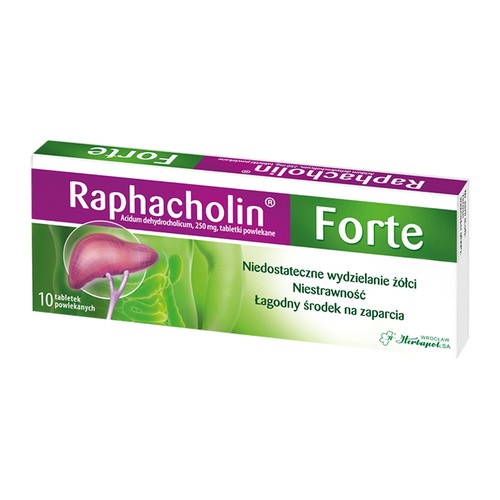 Raphacholin FORTE - 10 tabletek