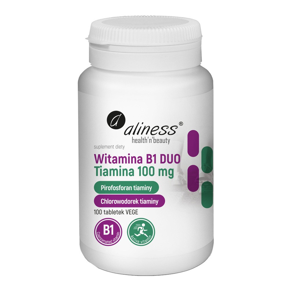 Aliness Witamina B1 Duo 100 mg x 100 tabl vege