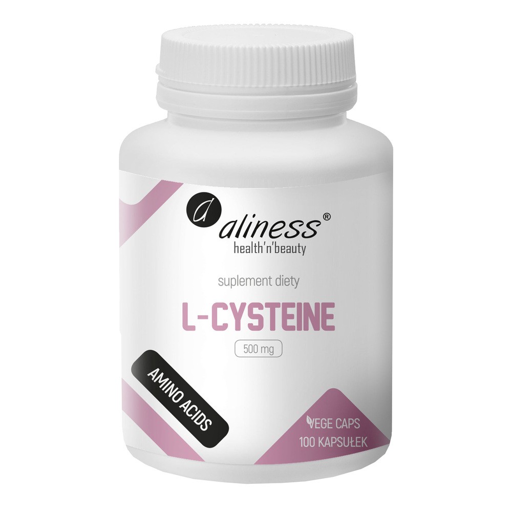 Aliness L-Cysteine 500 mg, 100 kaps Vege A646-39162