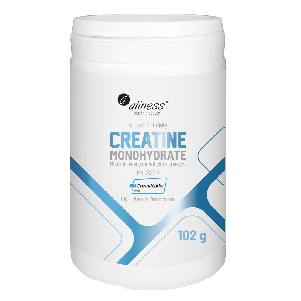 Aliness, Creatine Monohydrate Creavitalis, proszek, 102 g