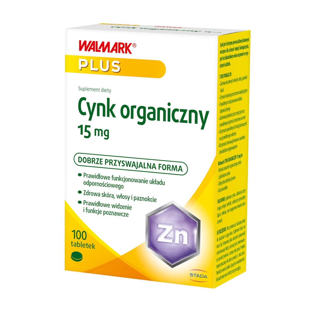 Walmark Cynk 15 mg x 100 tabl