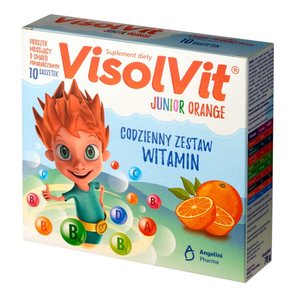 VISOLVIT JUNIOR ORANGE – 10 sasz.