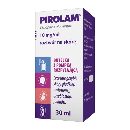 Terpol MEDANA PHARMA GROUP S.A. Pirolam 10mg/ml roztwór na skórę 30 ml 6098401