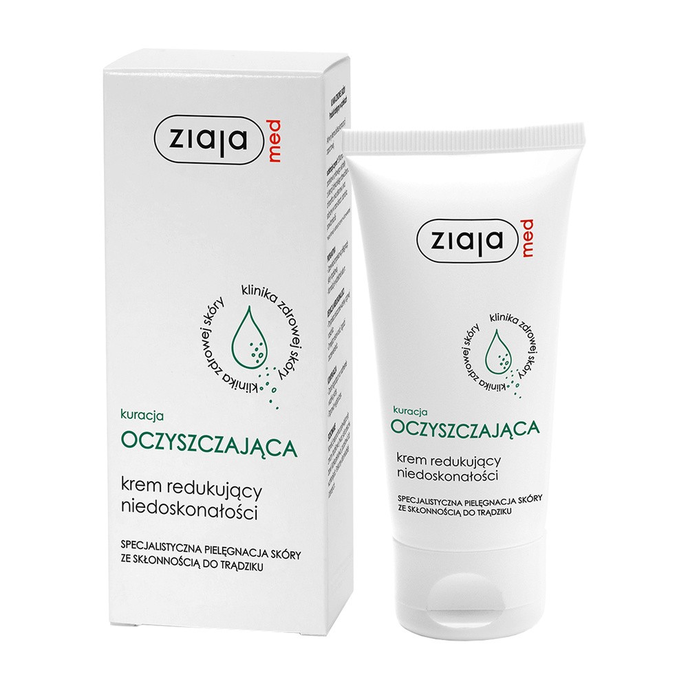 Ziaja Med Kuracja antybakteryjna Krem redukujący tradzik 50ml