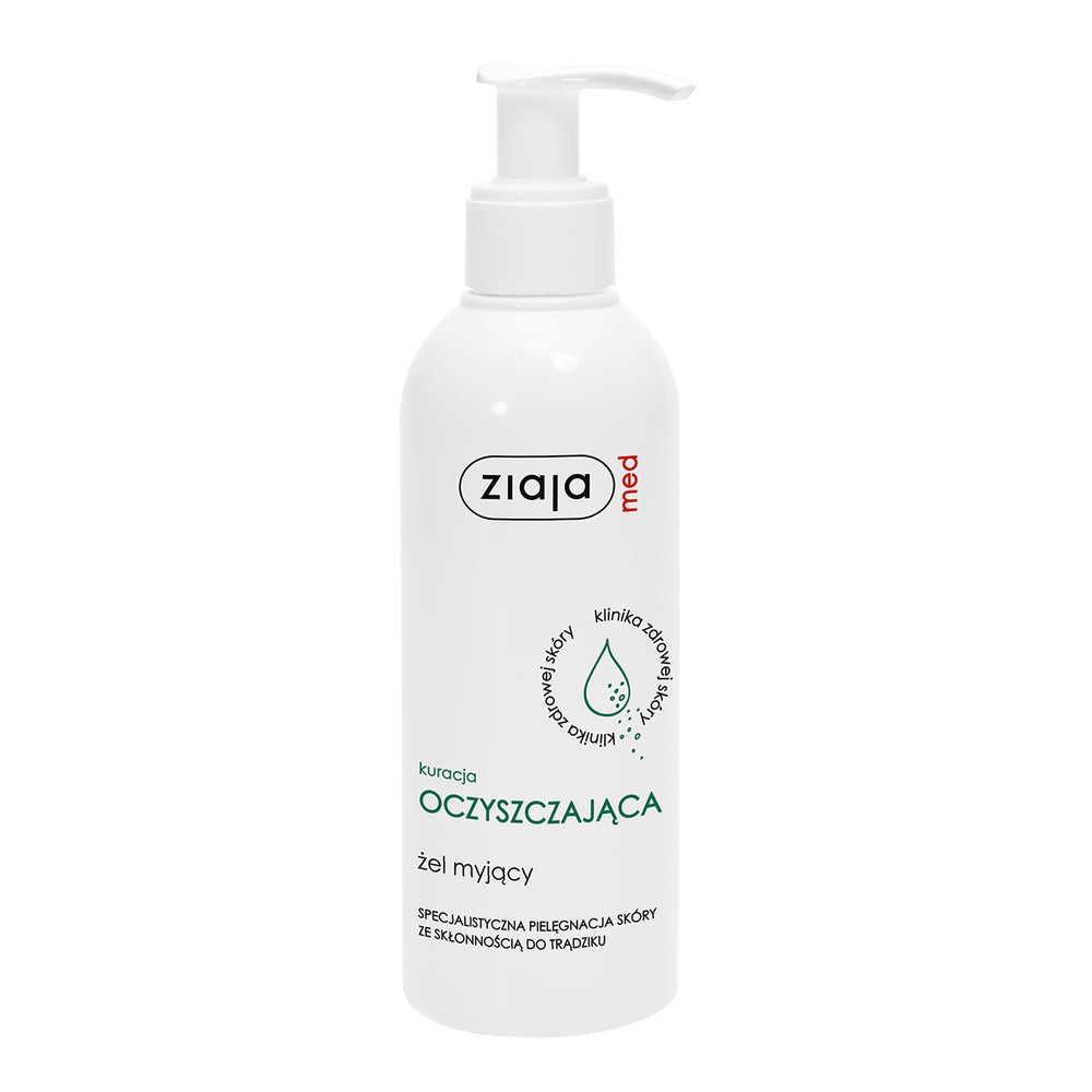 Ziaja Med Kuracja Antybakteryjna (łojotok, trądzik) - Żel myjący 200ml