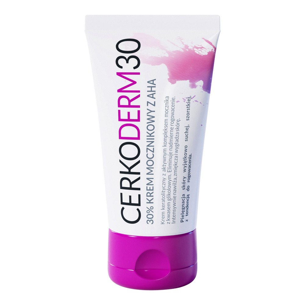 Cerkoderm 30 krem mocznikowy z AHA 75ml