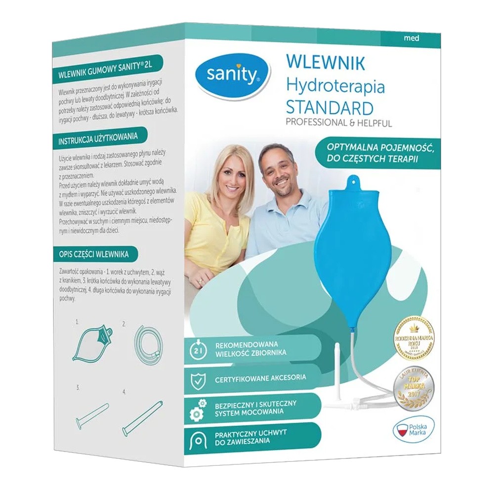 Albert POLSKA Wlewnik hydroterapia standard Sanity 2 litry