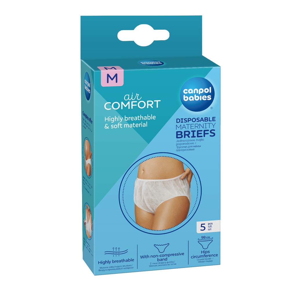 Canpol Babies Air Comfort Disposable Maternity Briefs M majtki poporodowe 5 szt dla kobiet