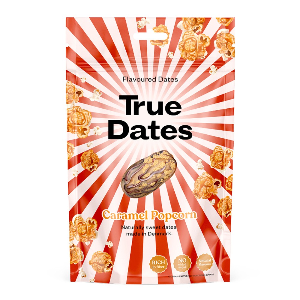 True Dates Caramel Popcorn 100g
