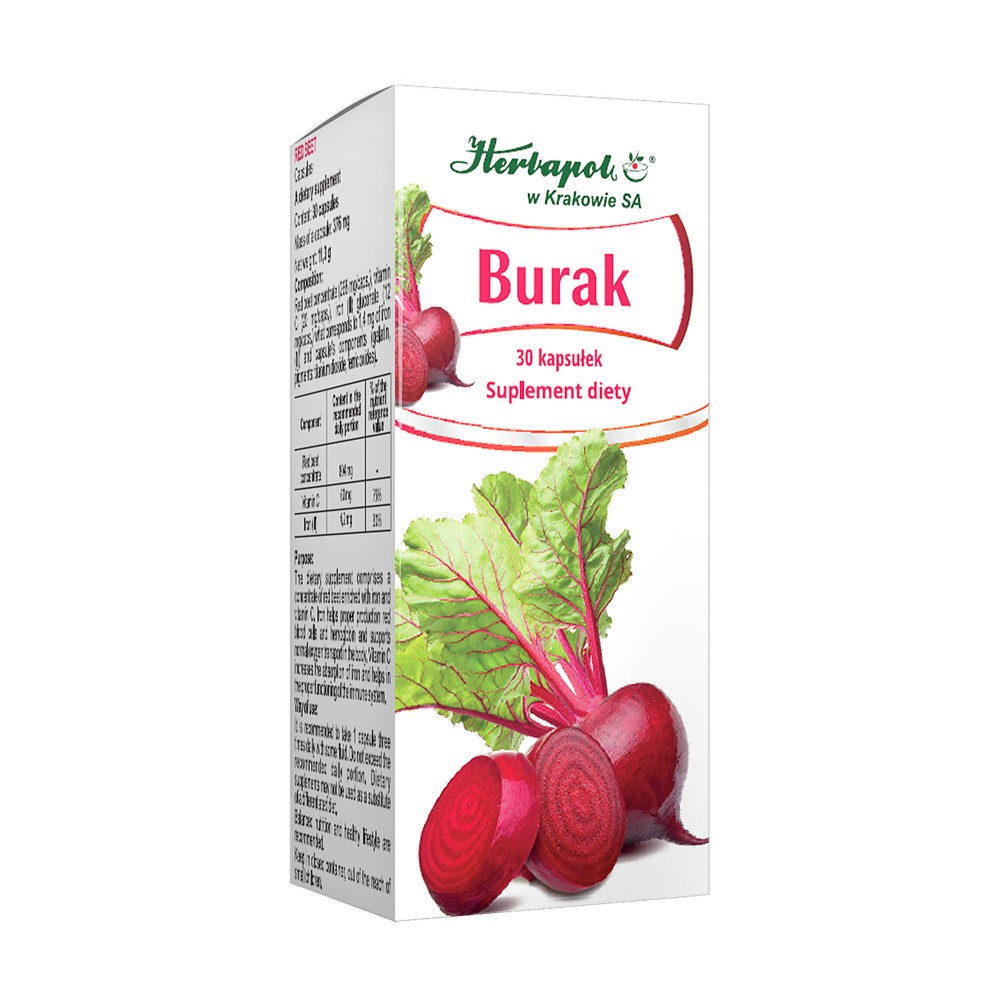 Herbapol KRAKÓW Burak x 30 kaps