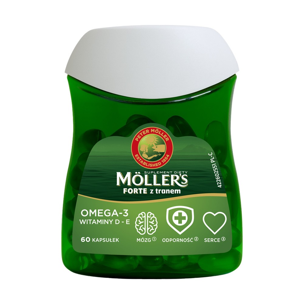 Axellus Mollers Tran Norweski Forte 60 szt.