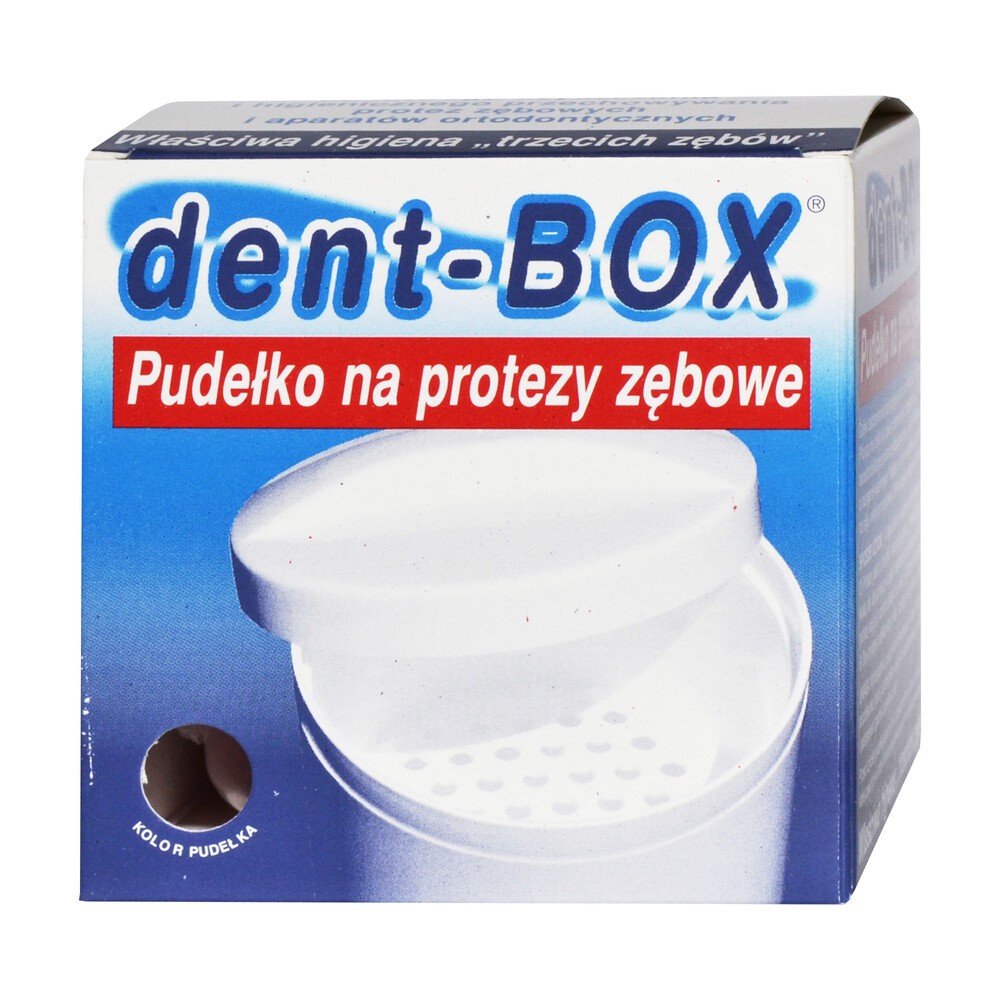 Dent-Box DENT box Pudełko na protezy zębowe i aparaty ortodontyczne