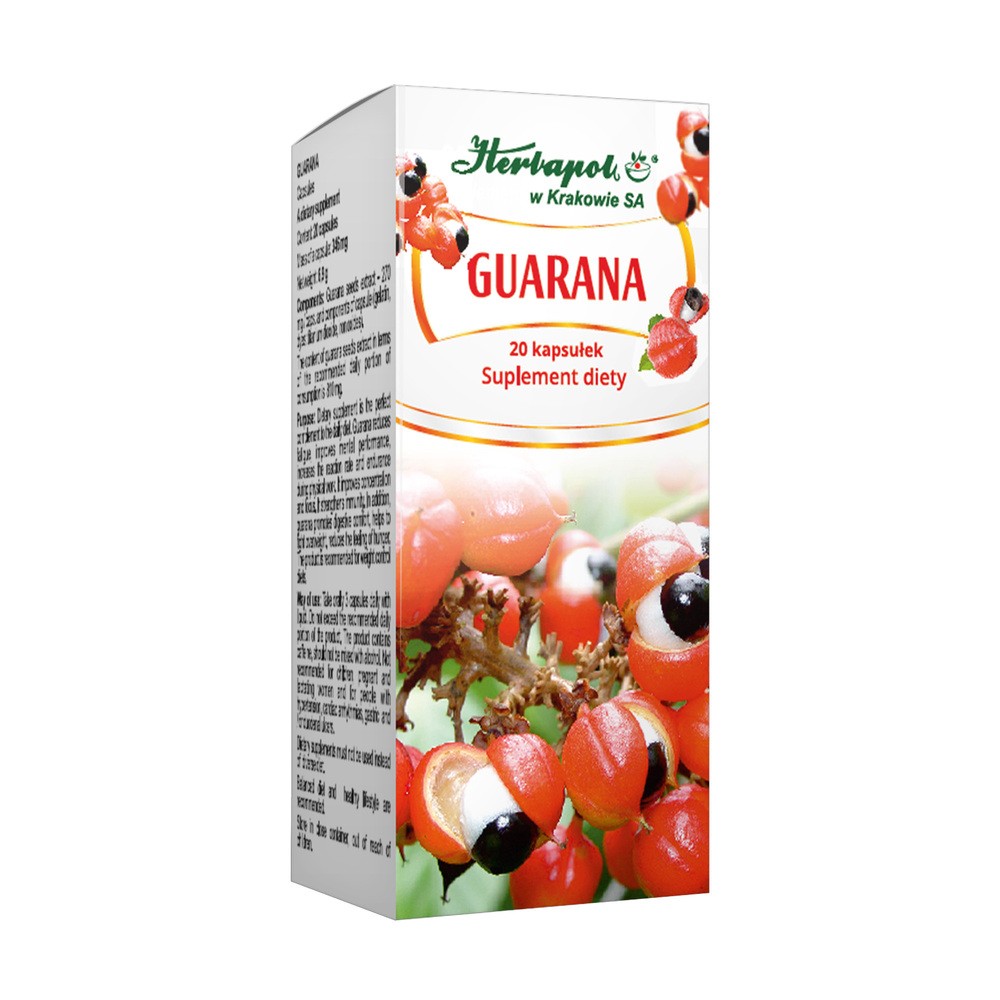 Herbapol KRAKÓW Guarana - 20 kapsułek (31584)